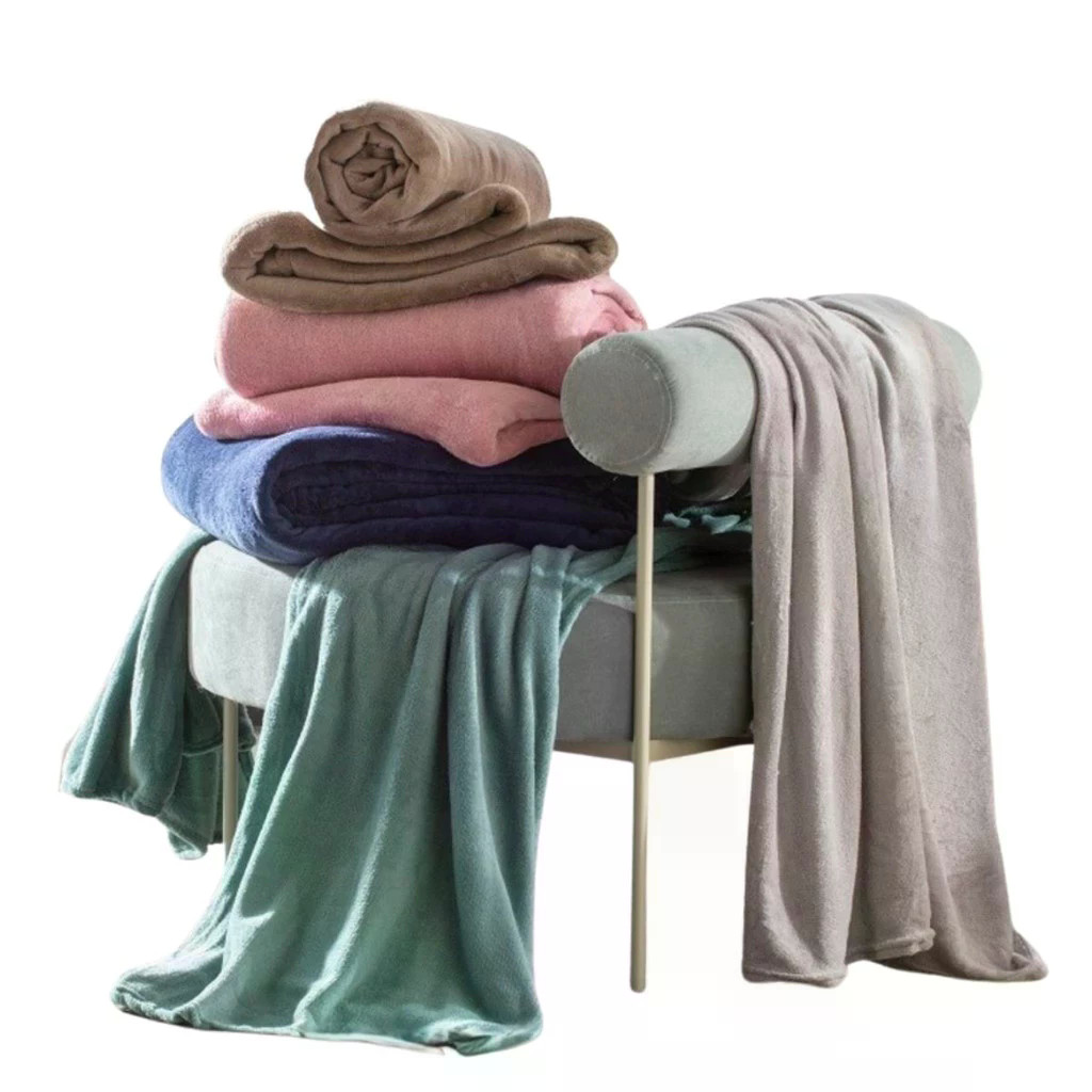 MANTA CELTA CASAL LISA SORTIDA 1,80 X 2,00 FATEX - Imagem 4