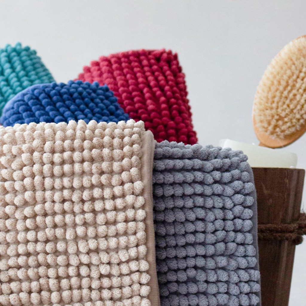 Tapete Remix Popcorn Banheiro Bolinha Antiderrapante 60x40cm