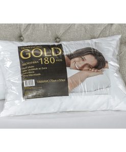 Travesseiros Gold Microfibra 180 Fios Com Fibra De Silicone luftex