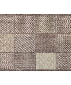 Capacho Artesanal Look Mosaico Sisal Look Jacquard RAIZA 40x60 cm