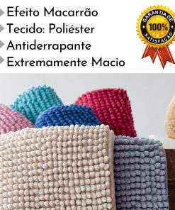 Alternative view of Tapete Remix Popcorn Banheiro Bolinha Antiderrapante 60x40cm