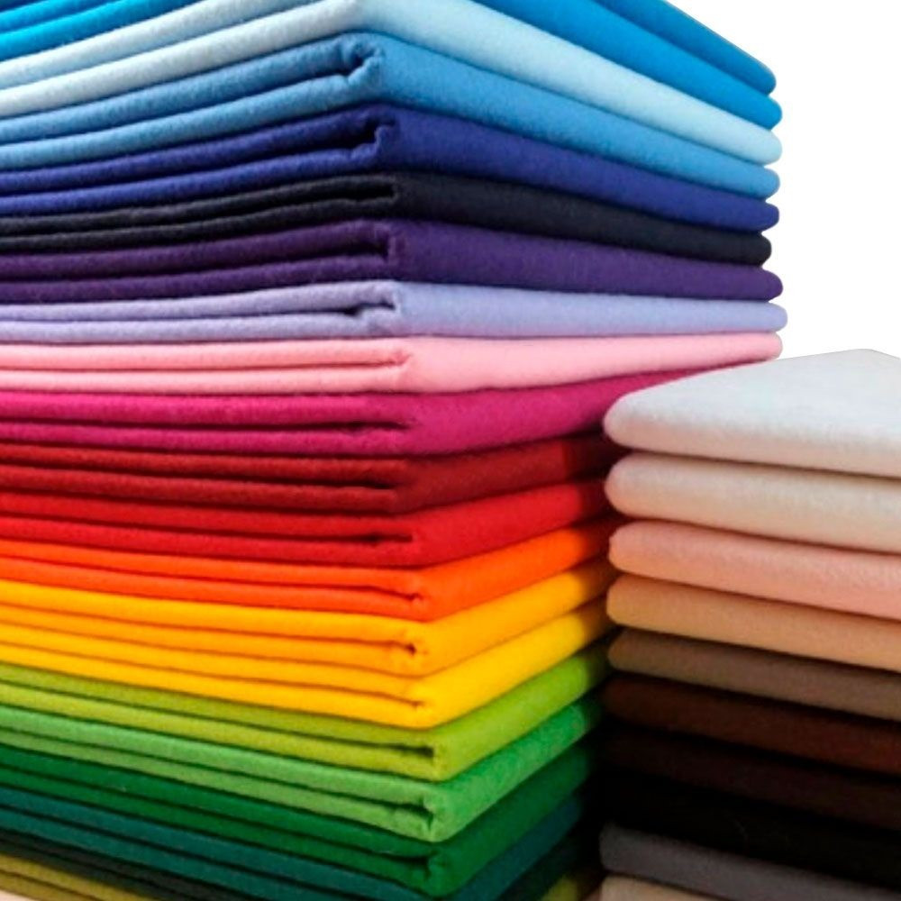 Tecido Feltro Liso Cores Variadas | Diversos Tamanhos X 1,40m Largura