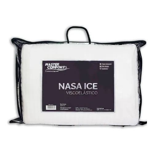 Travesseiro Master Comfort Nasa Ice Viscoelástico Refrescante 50x70cm