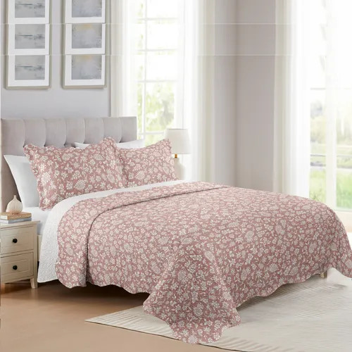 Colcha Edredom Solteiro Mikasa Com Porta Traveseiro 2 Peças - Imagem 5