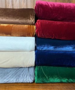 Tecido Veludo Molhado Cores Variadas | Diversos Tamanhos x 1,50m Largura