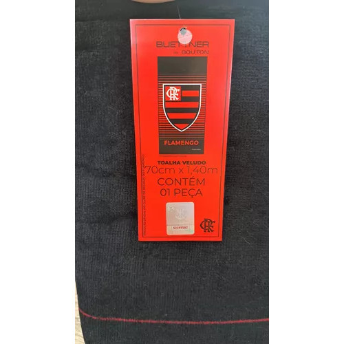 Toalha de Banho Praia e Piscina Brasão Flamengo Licenciado Buettner Veludo Estampada Times - Imagem 9